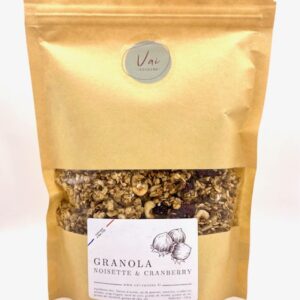 Granola noisette & cranberry