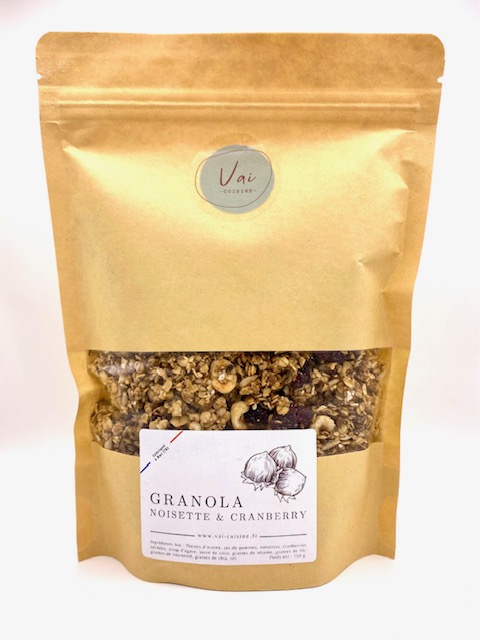 Granola noisette & cranberry