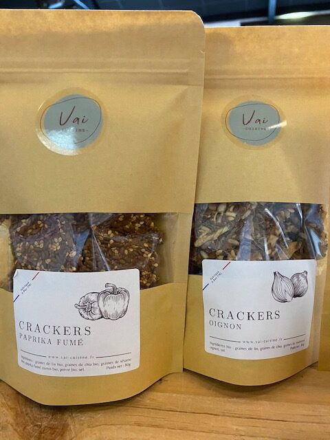 Crackers aux graines - Paprika fumé